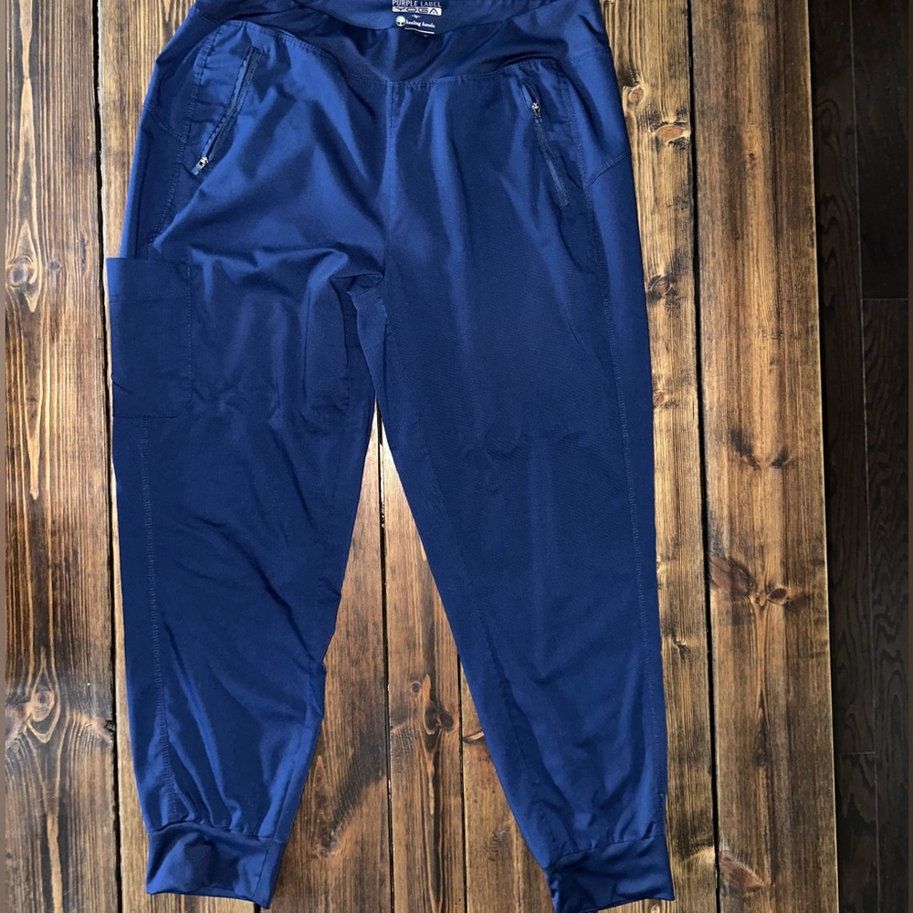 Healing hands scrub bottoms. Navy
